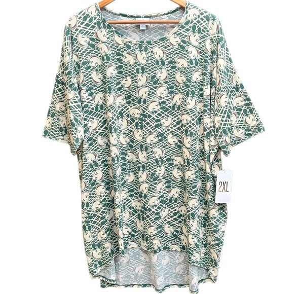 LuLaRoe Tops - NWT 2XL Disney Tunic Top, LuLaRoe Irma - Mickey Mouse